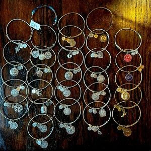 Lot of 29 Alex & Ani bracelets